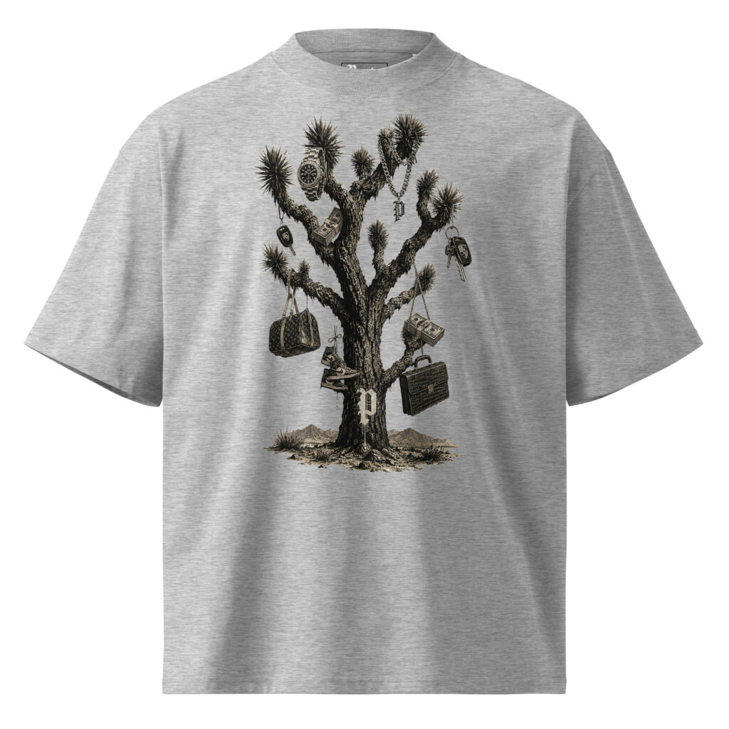 Pompton Oversized High Neck “Money Tree” T-Shirt | Premium Streetwear Essential