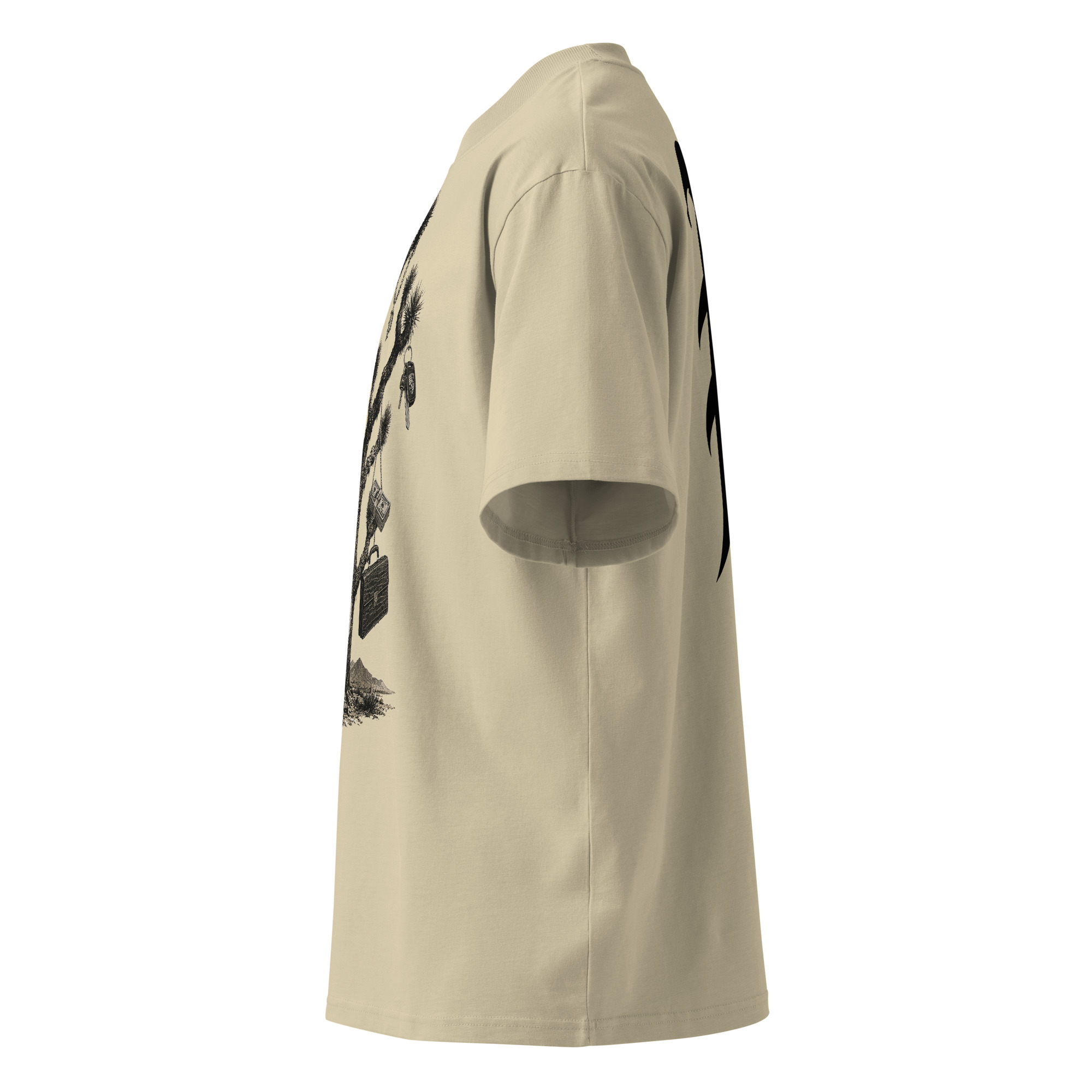 Pompton Oversized High Neck “Money Tree” T-Shirt | Premium Streetwear Essential - Image 8