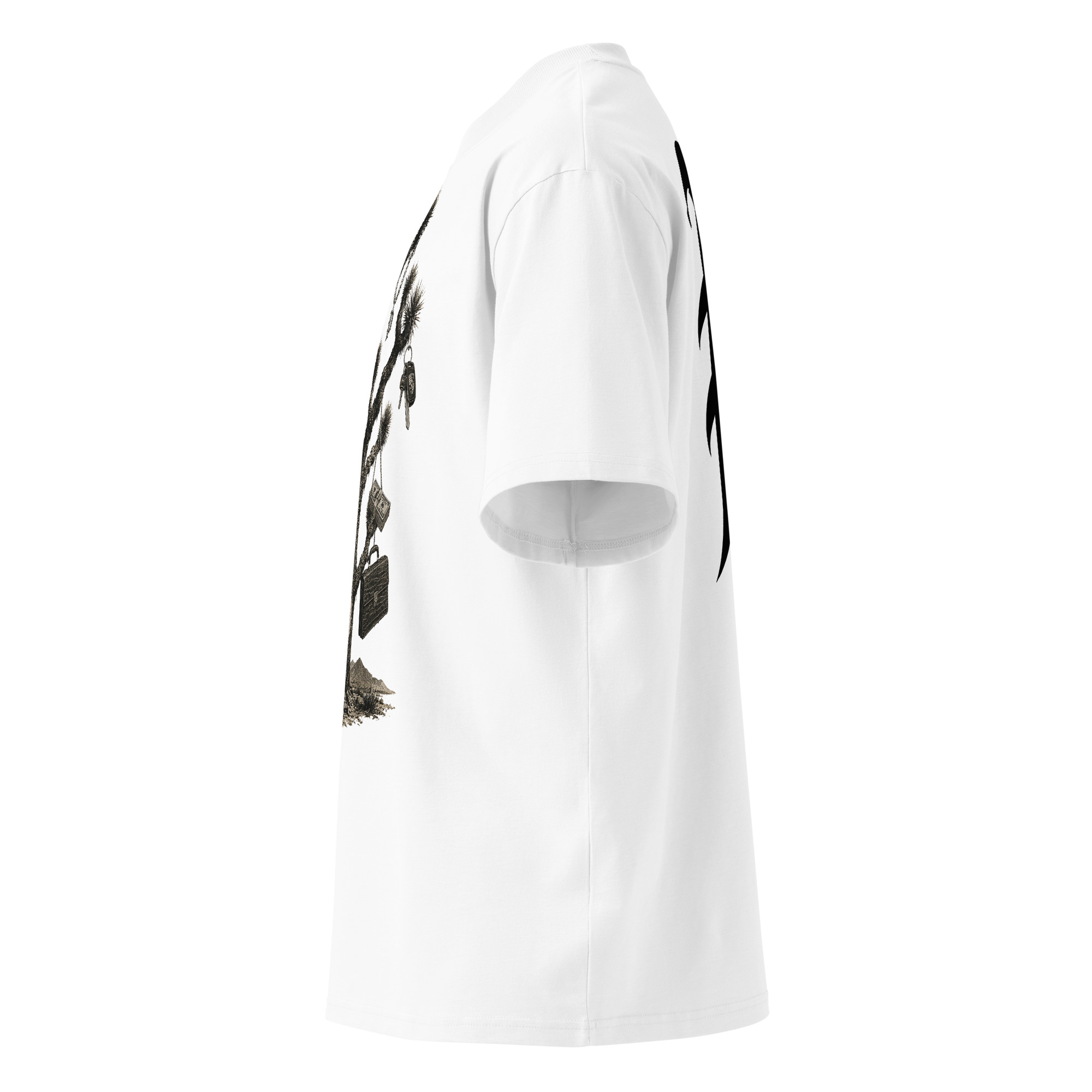 Pompton Oversized High Neck “Money Tree” T-Shirt | Premium Streetwear Essential - Image 12