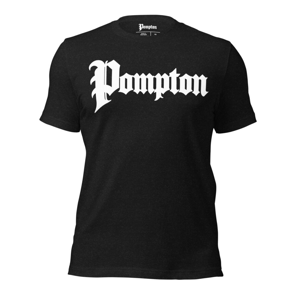 Pompton Black Heather Tee | Everyday Streetwear Staple